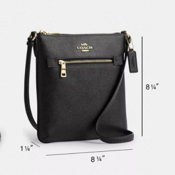 Coach Mini Rowan File Bag With Strawberry Print NWT - Picture 7 of 7